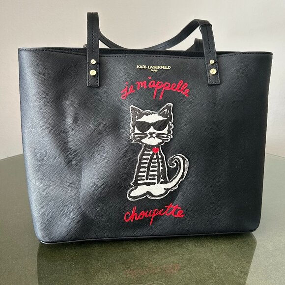 Karl Lagerfeld NWT Black Shoulder Bag - Picture 2 of 4